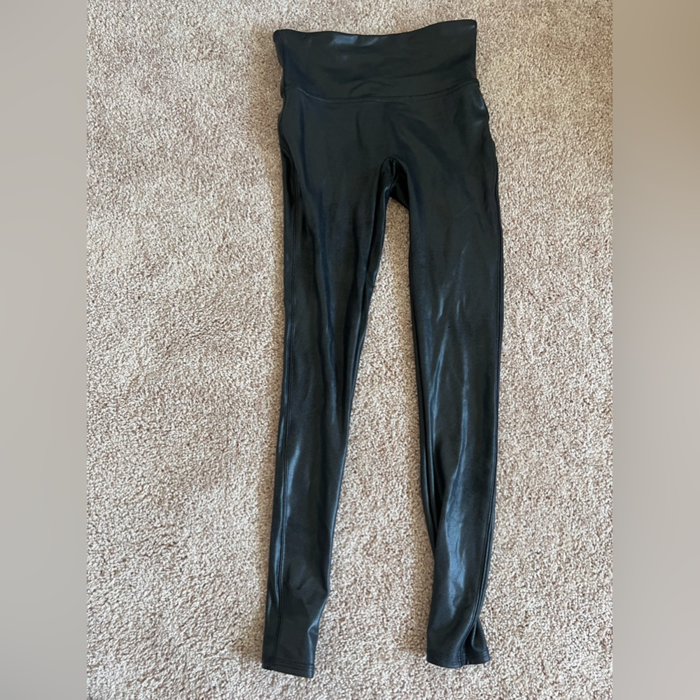 Spanks faux leather